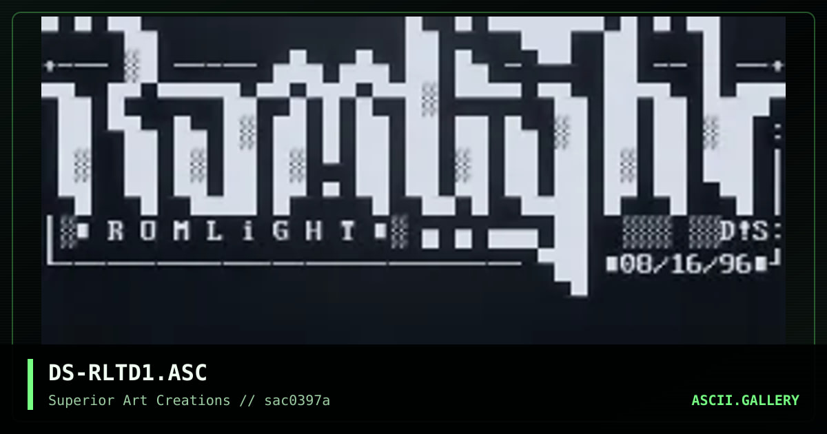DS-RLTD1.ASC, by dark star, 1997