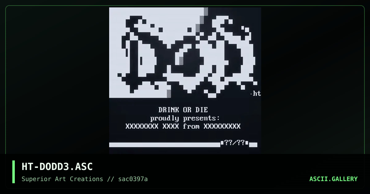 HT-DODD3.ASC, by hetero, 1997
