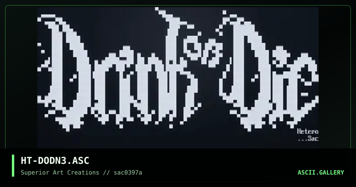 HT-DODN3.ASC, by hetero, 1997