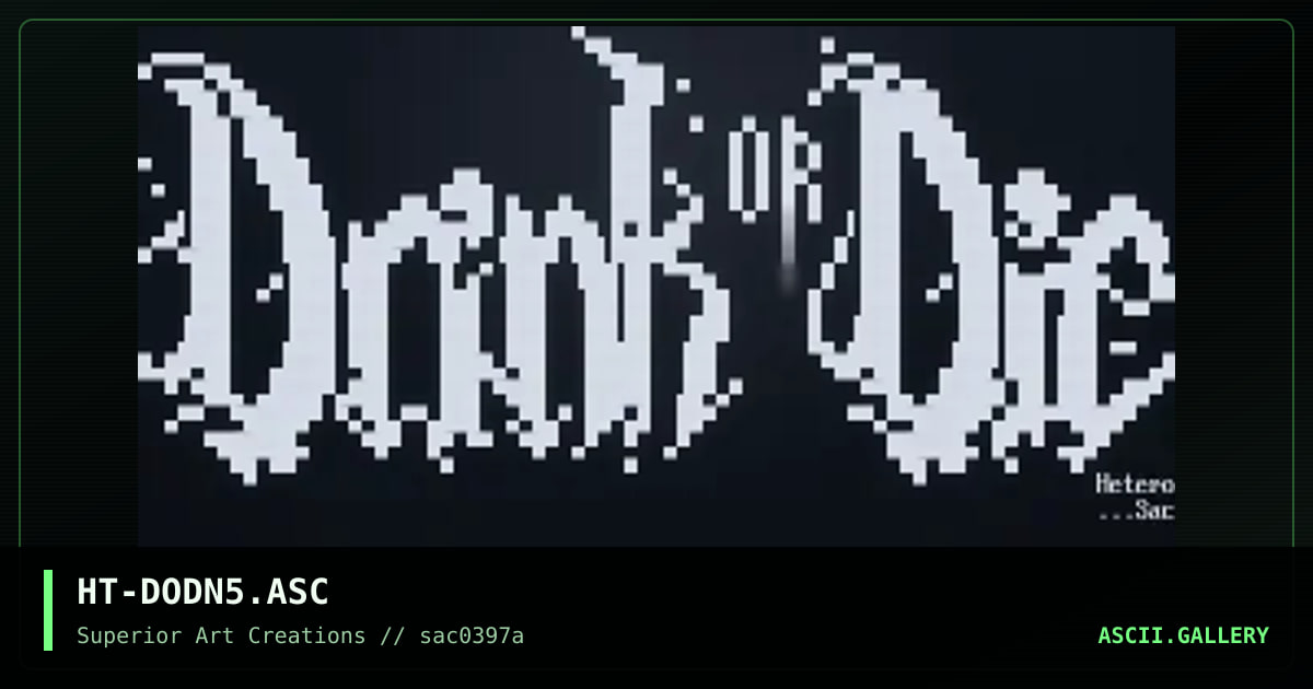 HT-DODN5.ASC, by hetero, 1997