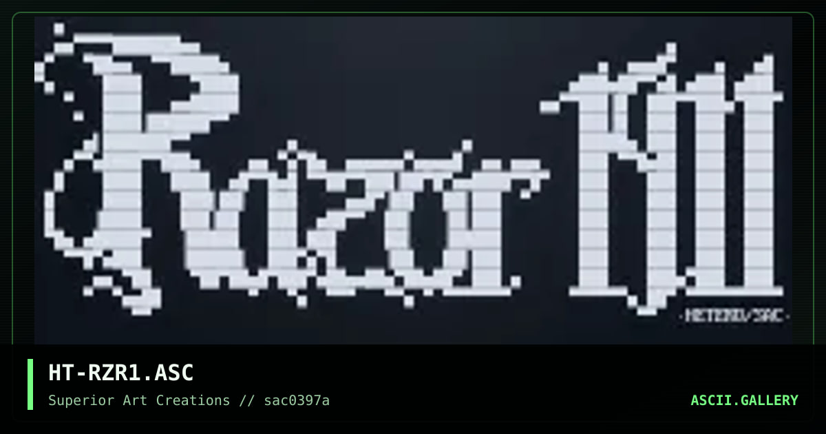 HT-RZR1.ASC, by hetero, 1997