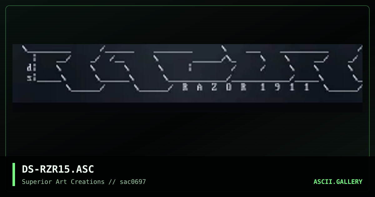 DS-RZR15.ASC, by dark star, 1997
