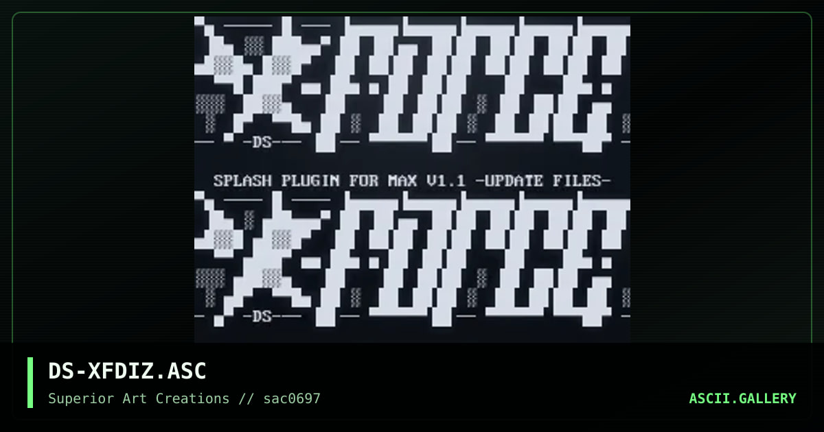DS-XFDIZ.ASC, by dark star, 1997