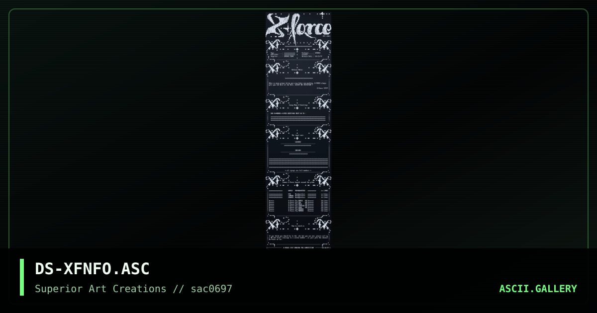 DS-XFNFO.ASC, by dark star, 1997
