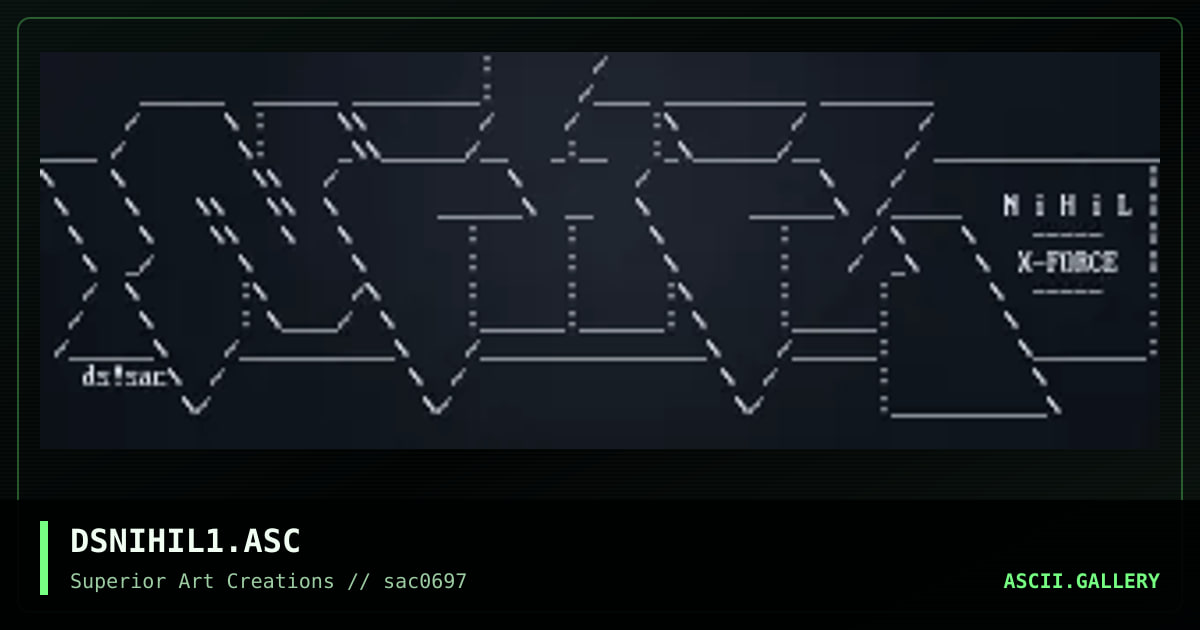 DSNIHIL1.ASC, by dark star, 1997