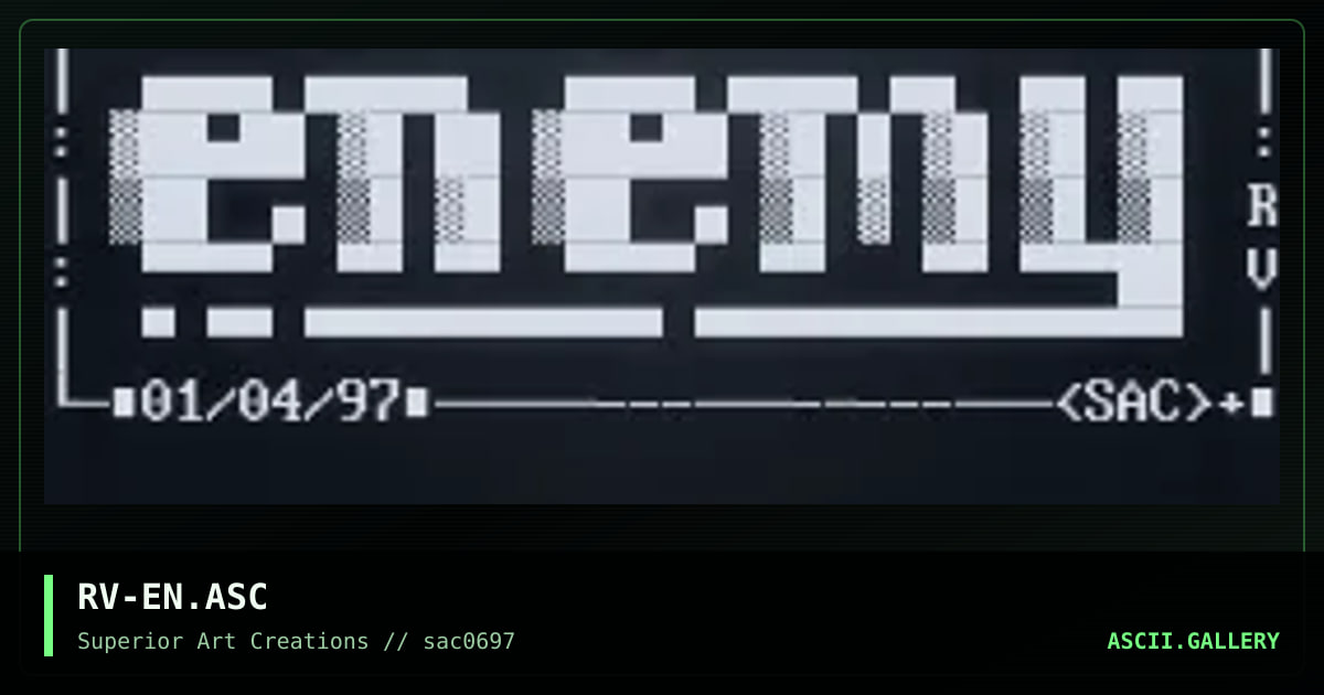 RV-EN.ASC, by rave, 1997