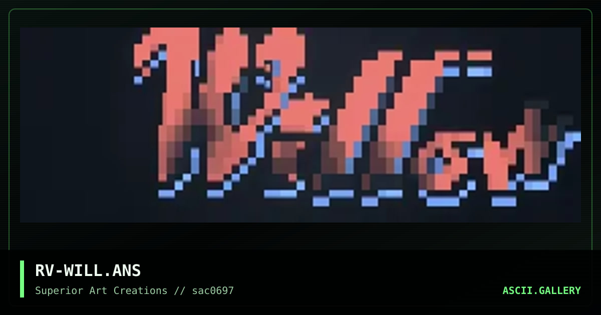 RV-WILL.ANS, by rave, 1997