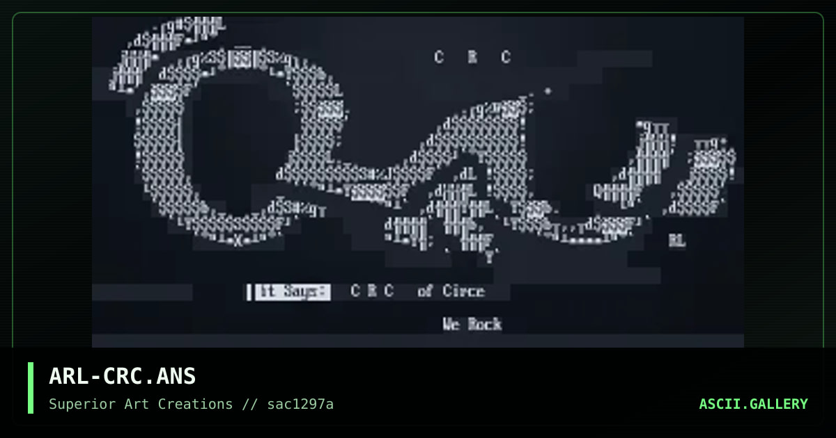 ARL-CRC.ANS, by arlequin, 1997