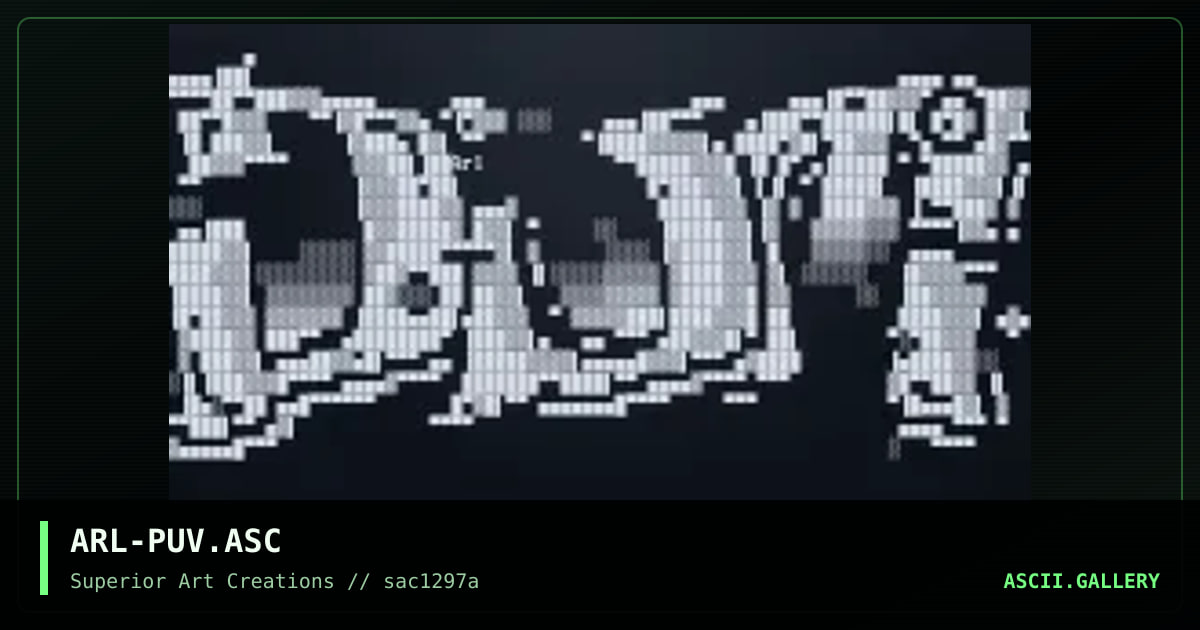 ARL-PUV.ASC, by arlequin, 1997