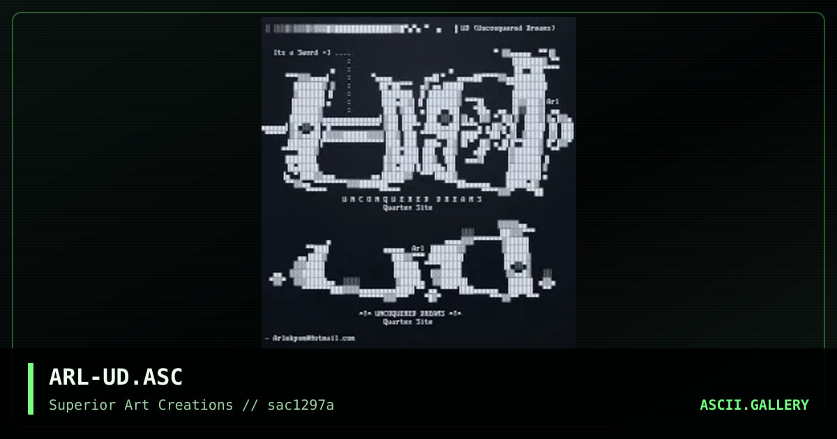 ARL-UD.ASC, by arlequin, 1997