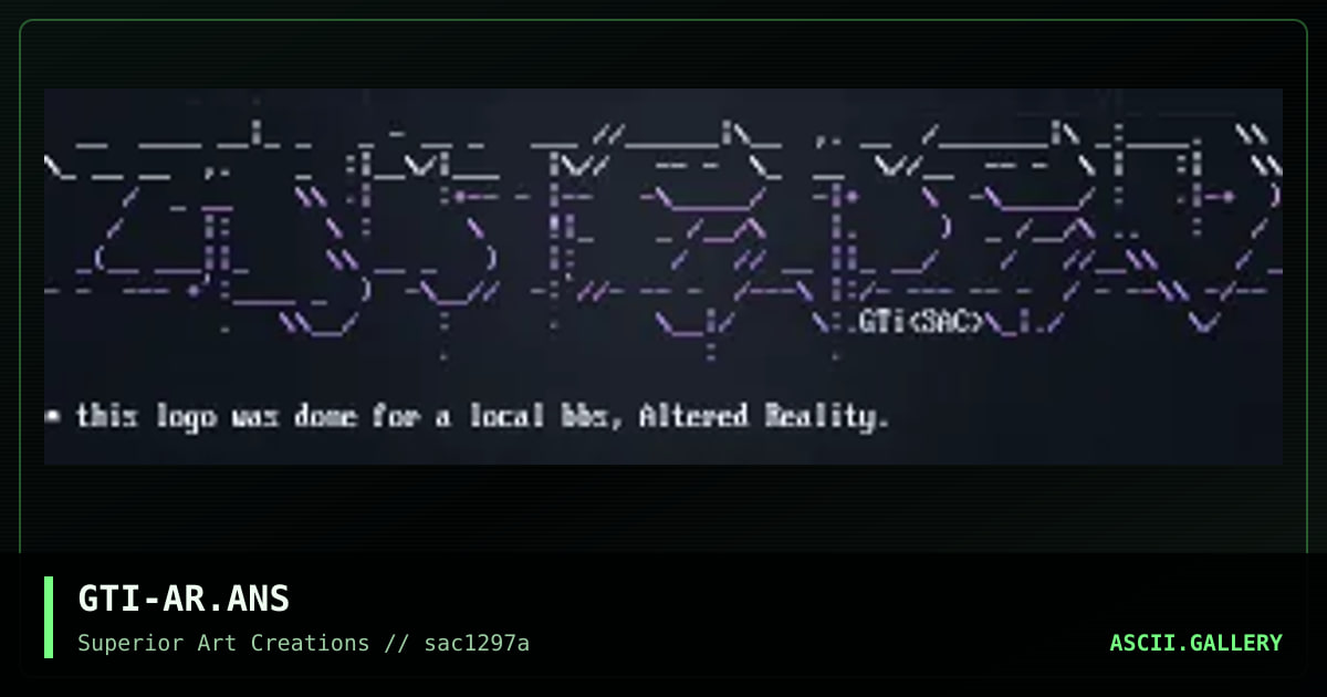 GTI-AR.ANS, by gti, 1997