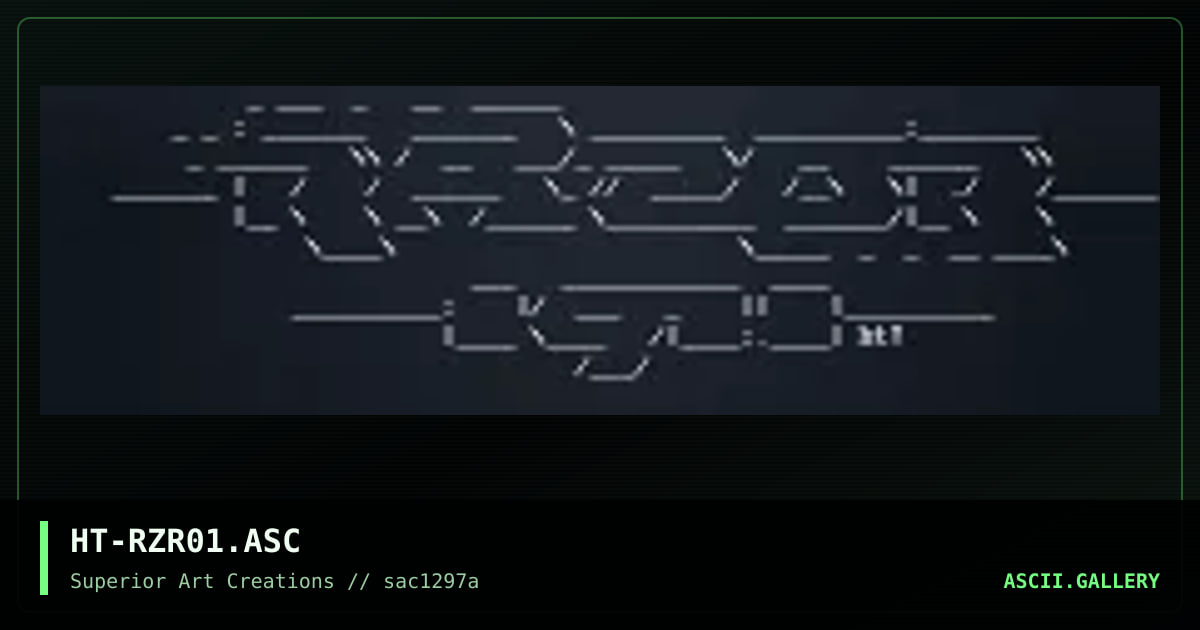 HT-RZR01.ASC, by hetero, 1997