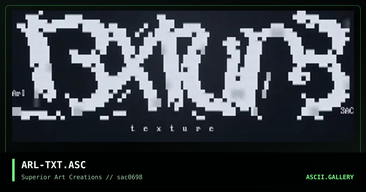 ARL-TXT.ASC, by arlequin, 1998