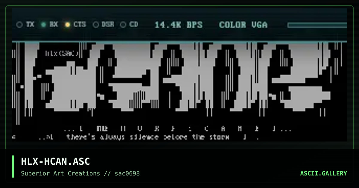 HLX-HCAN.ASC, by helix, 1998