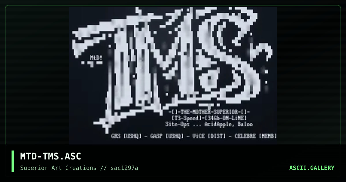 MTD-TMS.ASC, by matador, 1997