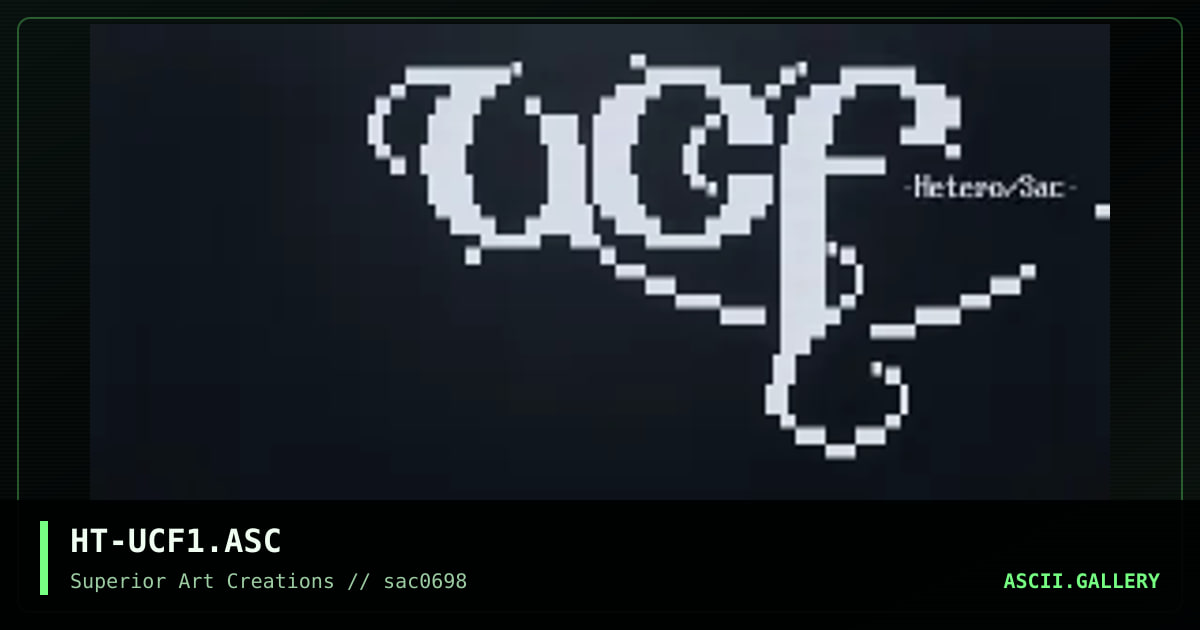 HT-UCF1.ASC, by hetero, 1998