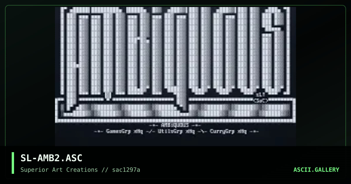 SL-AMB2.ASC, by strikeligt, 1997