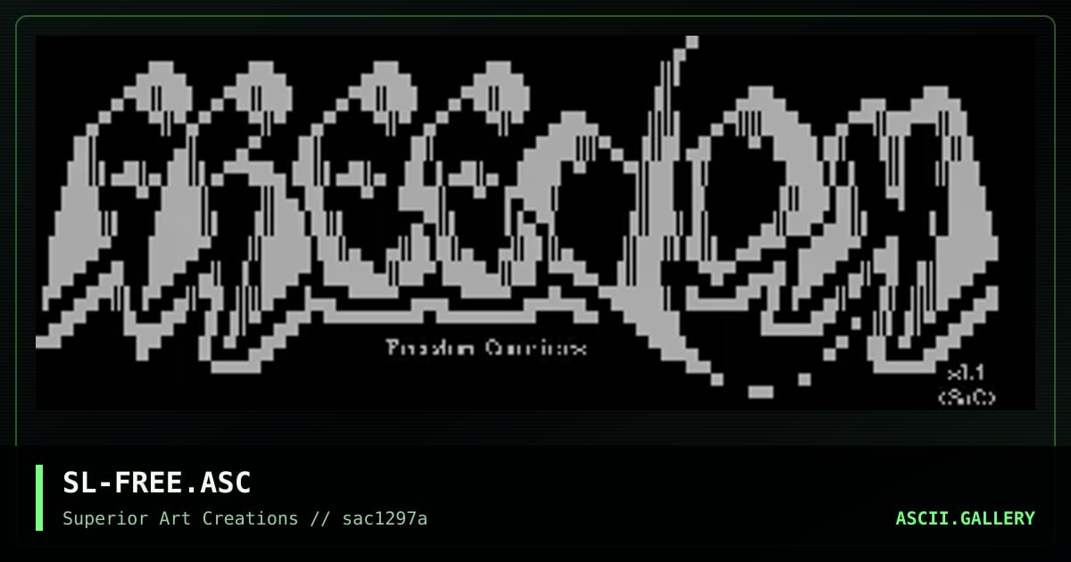 SL-FREE.ASC, by strikeligt, 1997