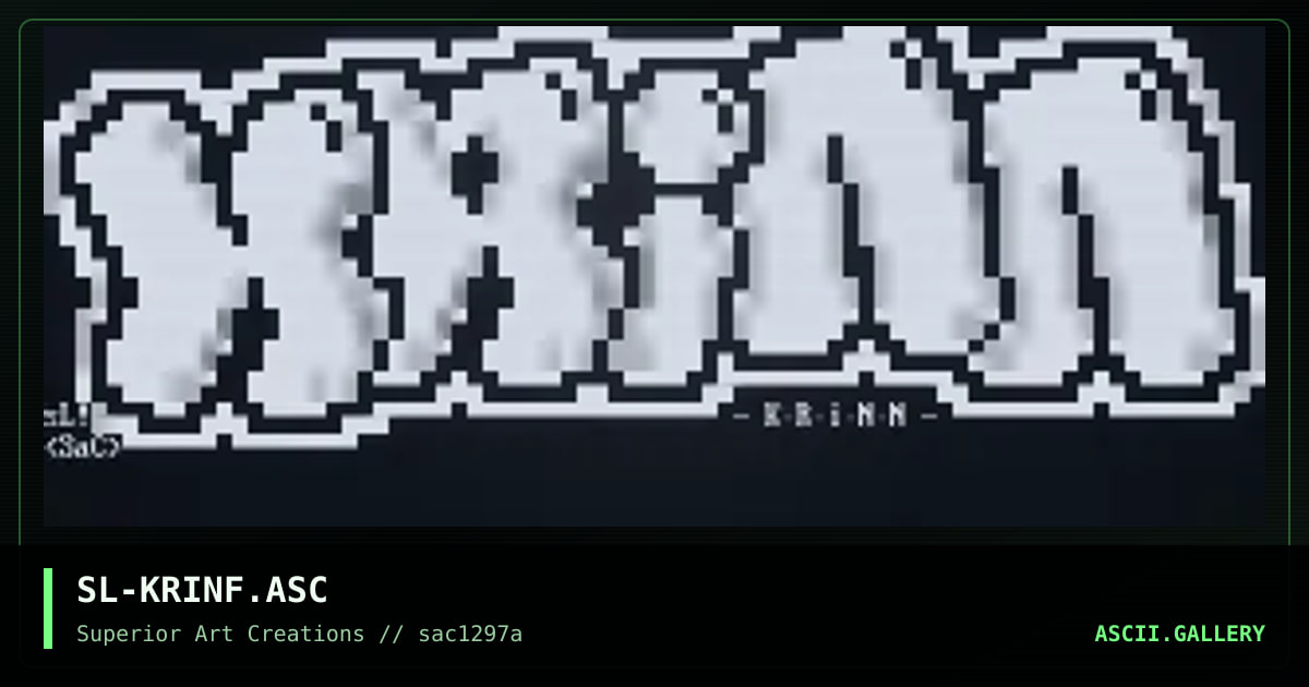 SL-KRINF.ASC, by strikeligt, 1997