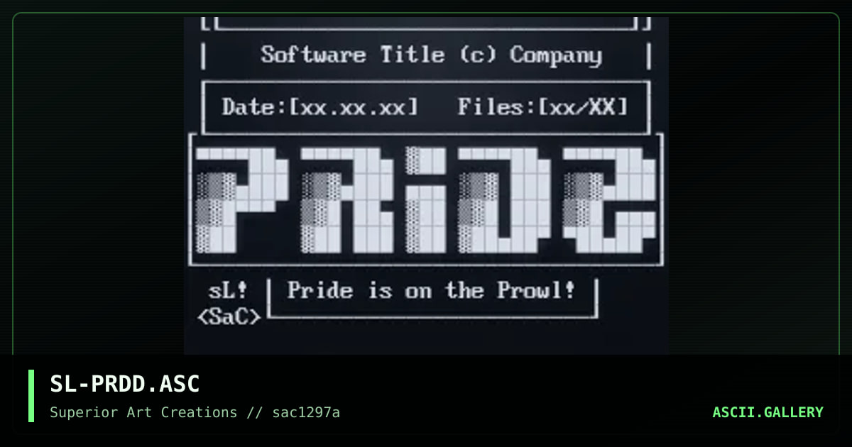 SL-PRDD.ASC, by strikeligt, 1997