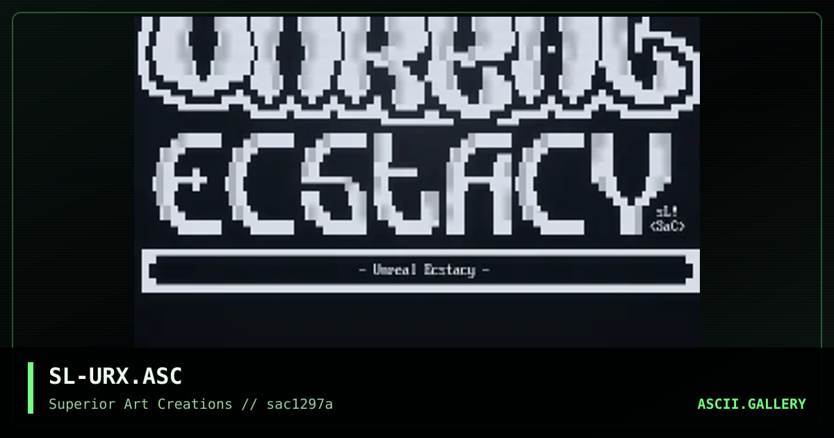 SL-URX.ASC, by strikeligt, 1997