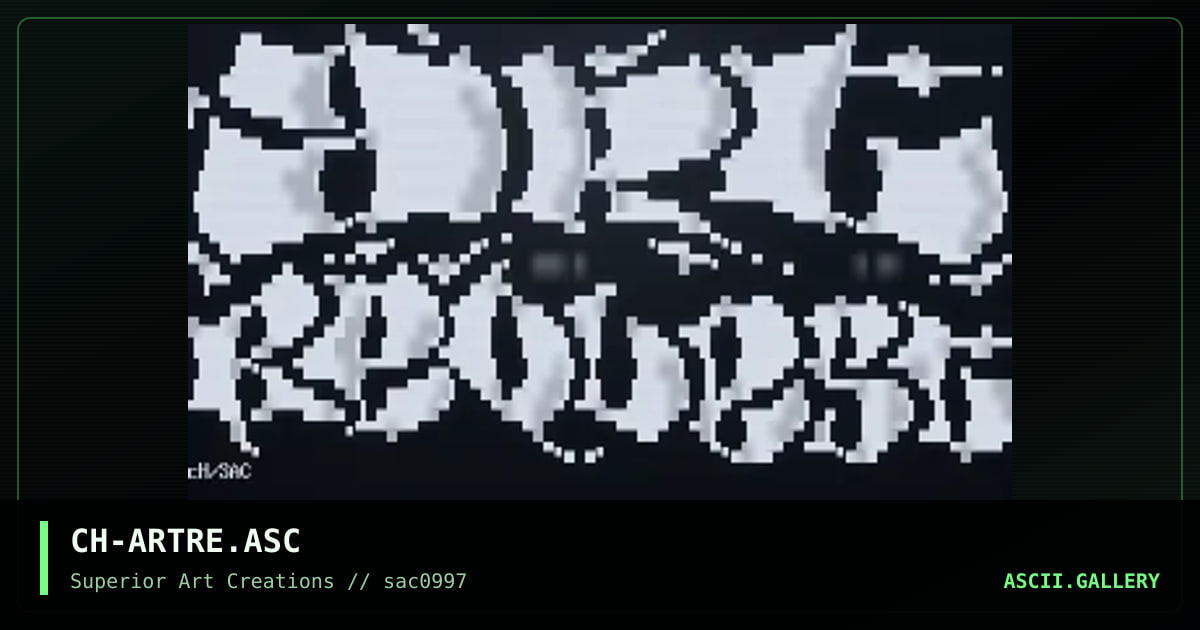 CH-ARTRE.ASC, by coh, 1997