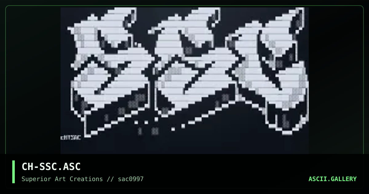 CH-SSC.ASC, by coh, 1997