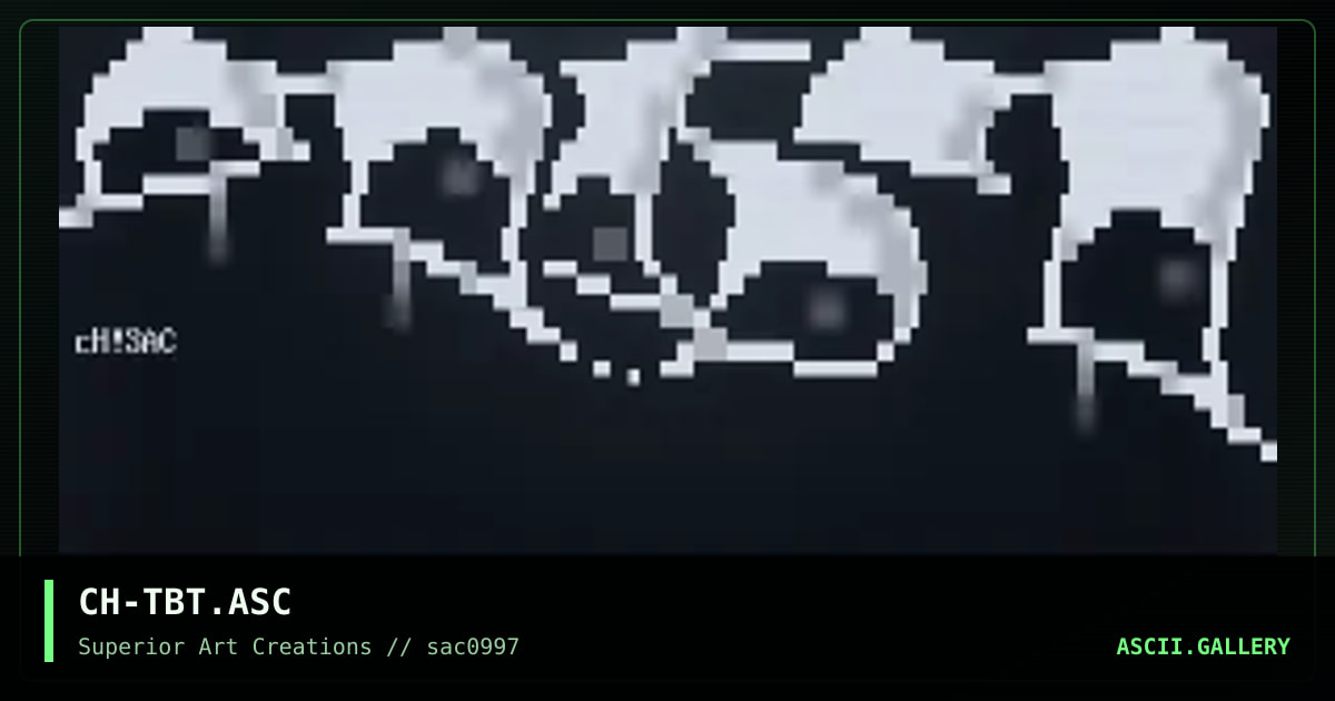 CH-TBT.ASC, by coh, 1997