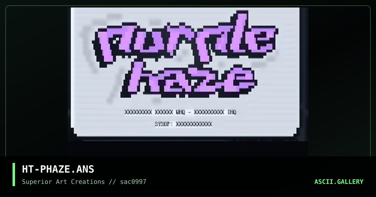 Purple Haze Login, by hetero, 1997