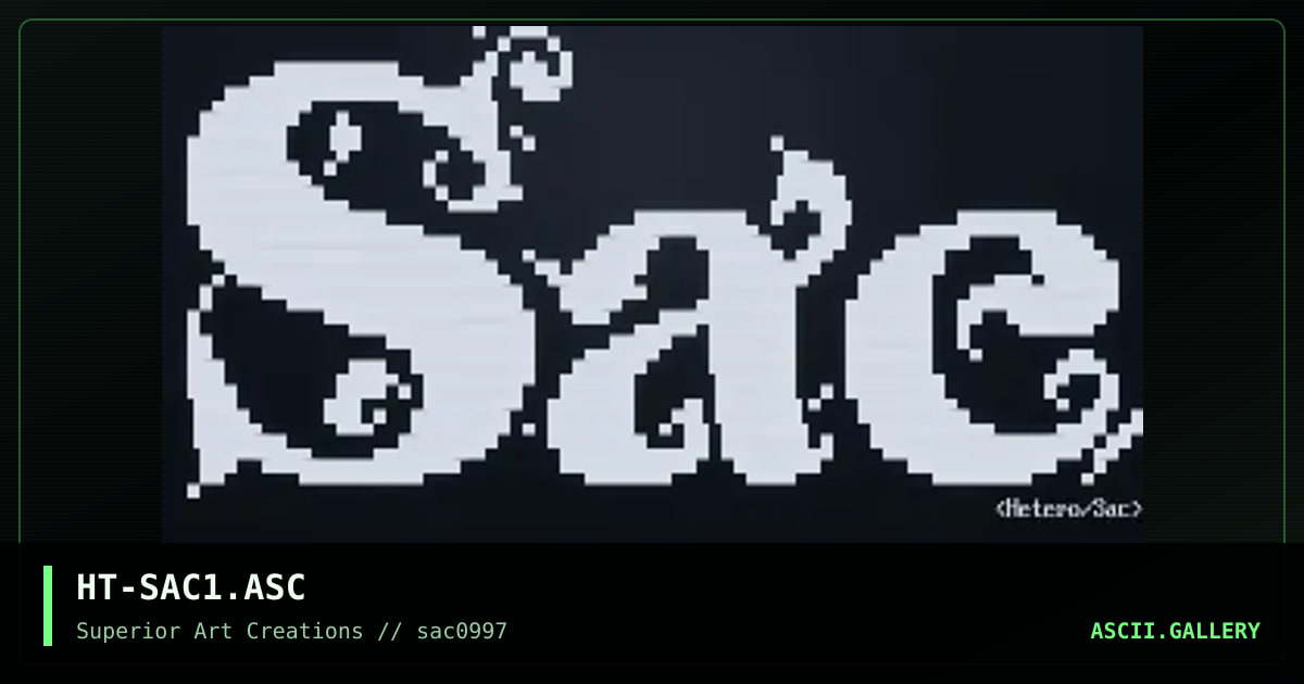 HT-SAC1.ASC, by hetero, 1997