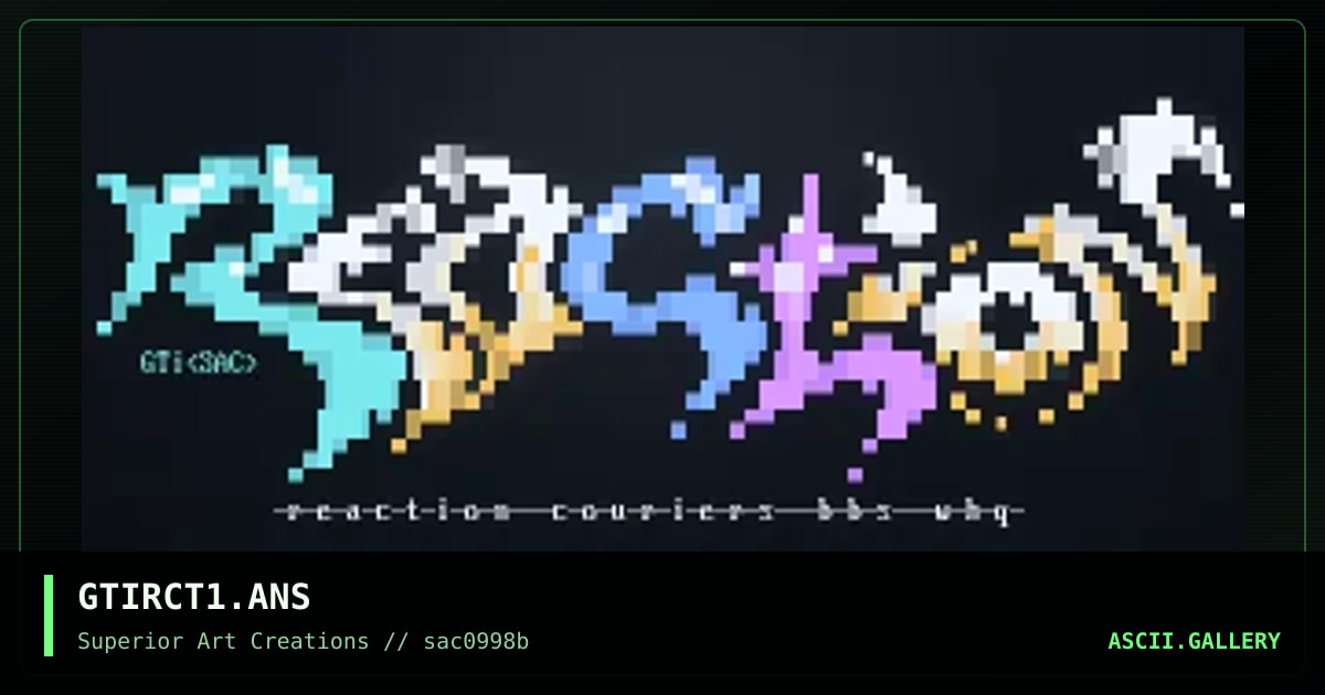 GTIRCT1.ANS, by gti, 1998