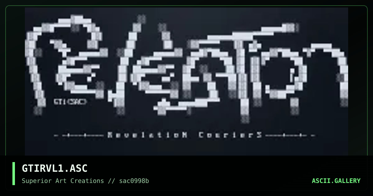 GTIRVL1.ASC, by gti, 1998