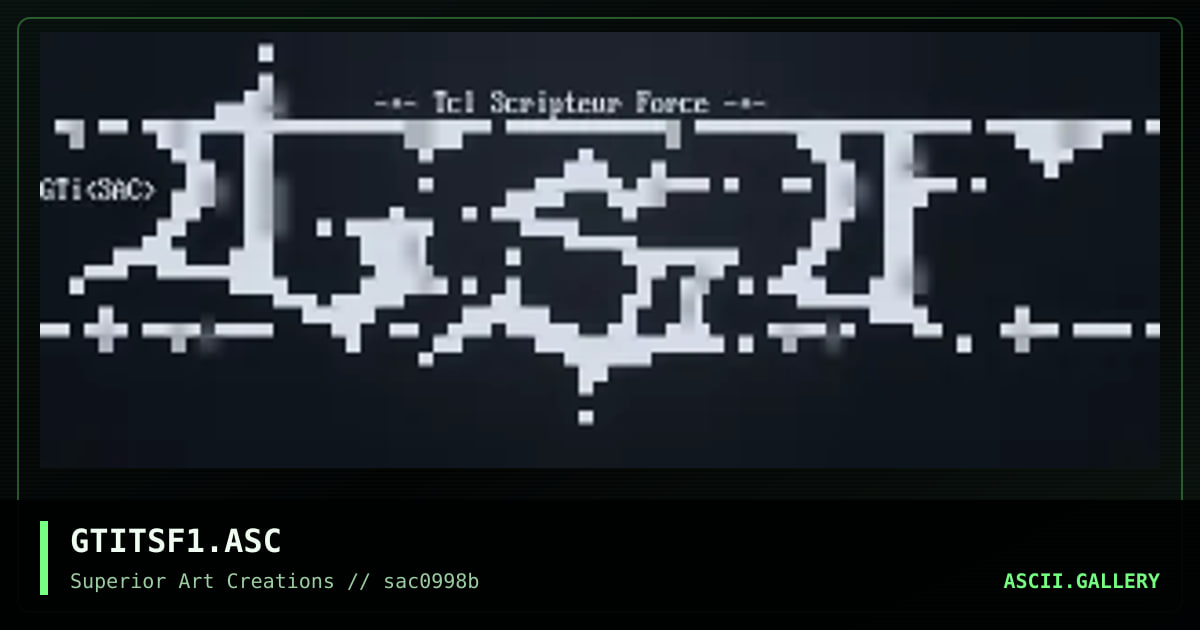 GTITSF1.ASC, by gti, 1998