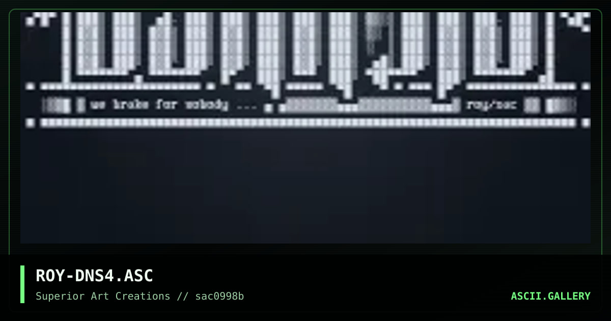 ROY-DNS4.ASC, by roy, 1998