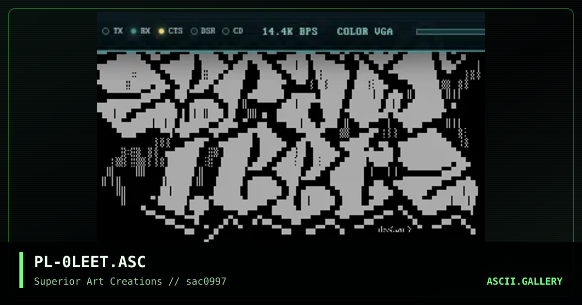 PL-0LEET.ASC, by puschel, 1997