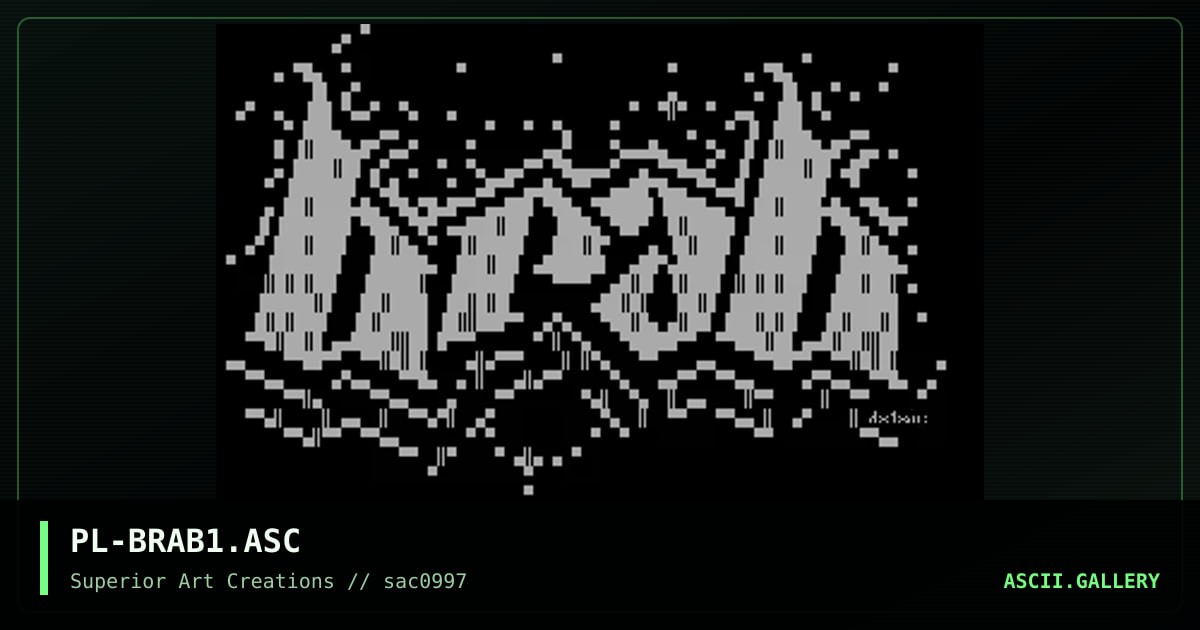 PL-BRAB1.ASC, by puschel, 1997