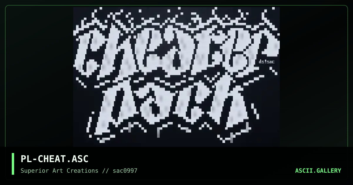 PL-CHEAT.ASC, by puschel, 1997