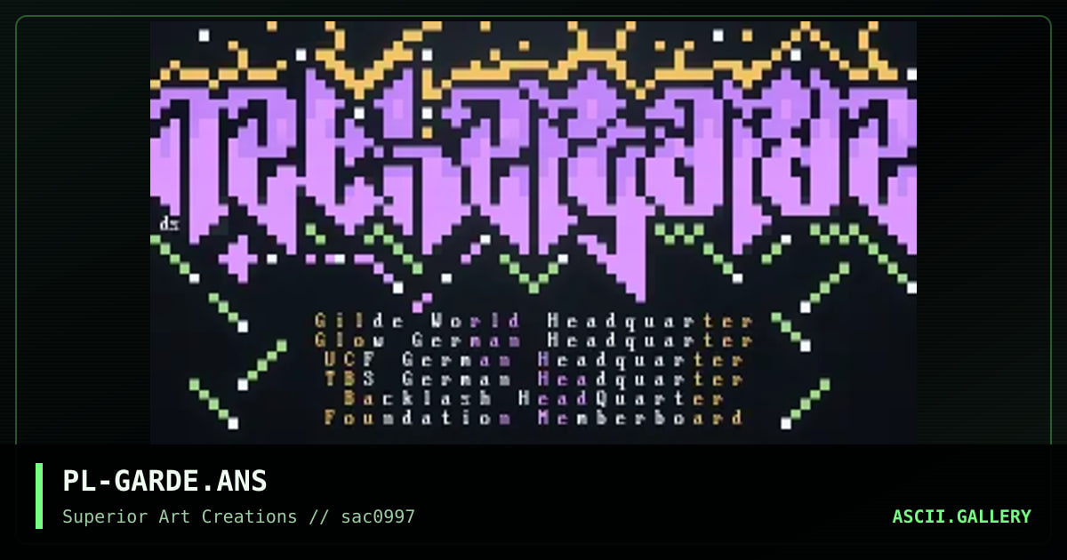 PL-GARDE.ANS, by puschel, 1997