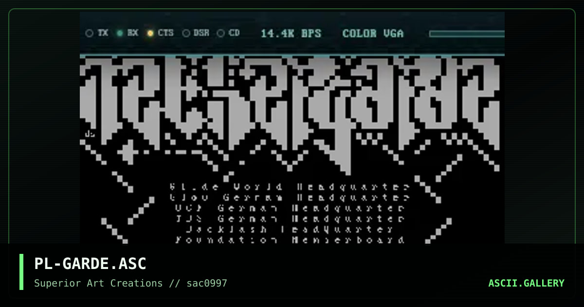 PL-GARDE.ASC, by puschel, 1997