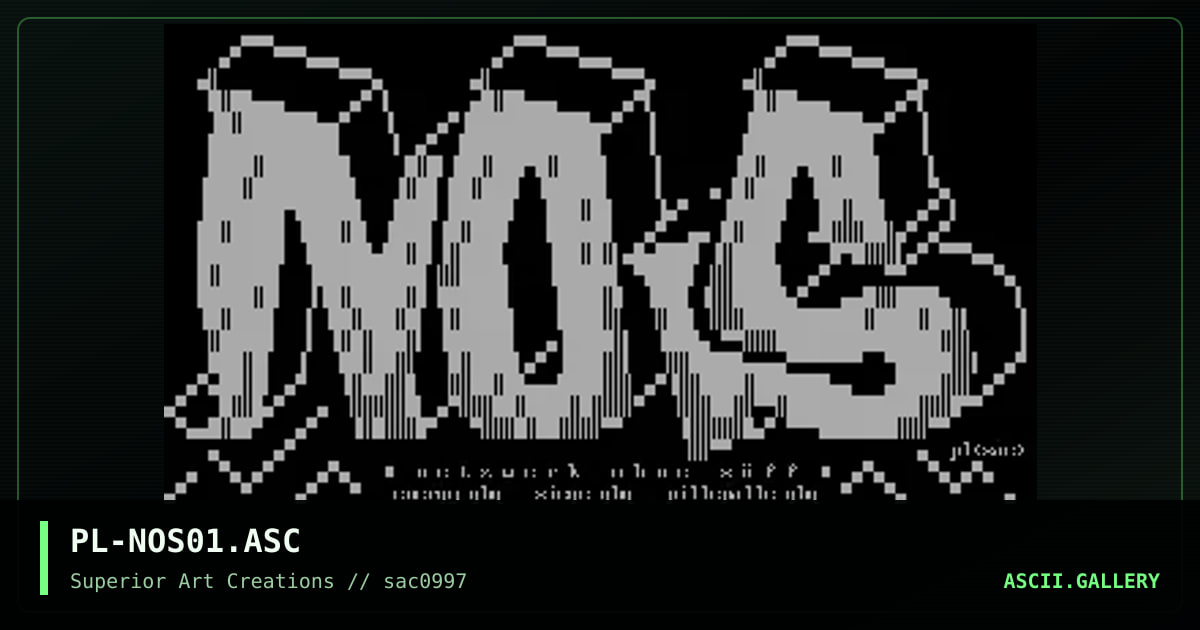 PL-NOS01.ASC, by puschel, 1997