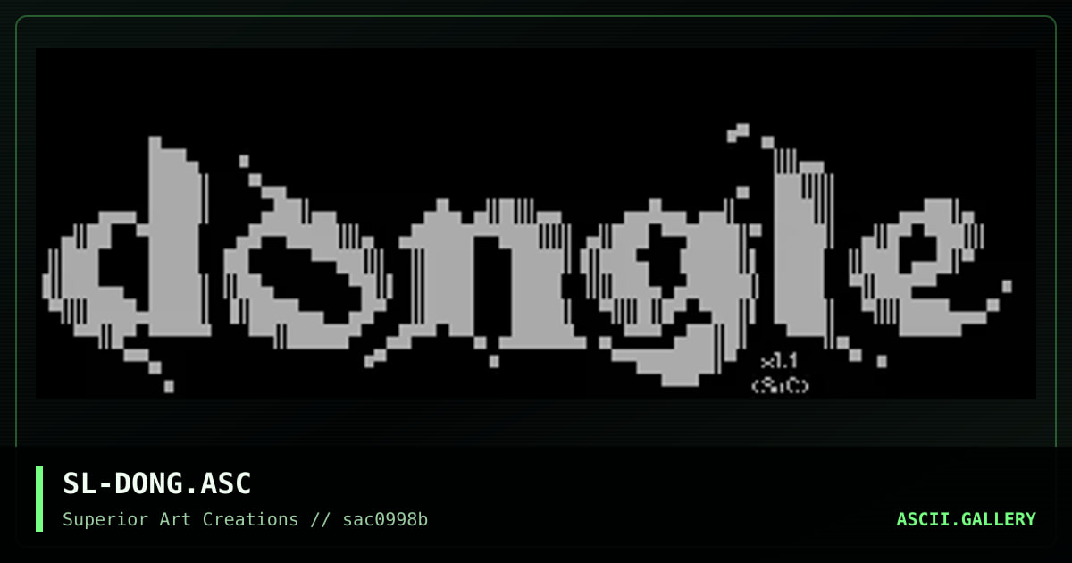 SL-DONG.ASC, by strikeligt, 1998