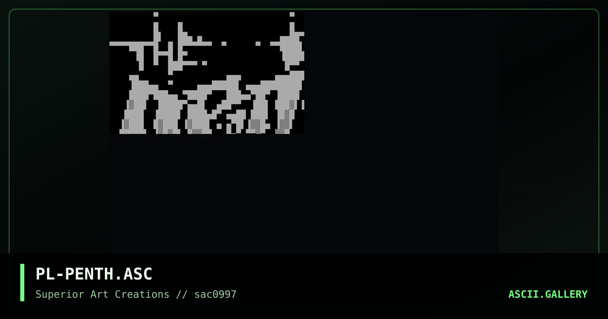 PL-PENTH.ASC, by puschel, 1997