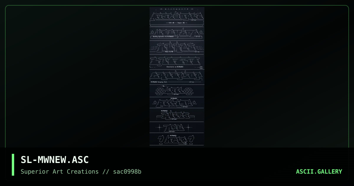 SL-MWNEW.ASC, by strikeligt, 1998