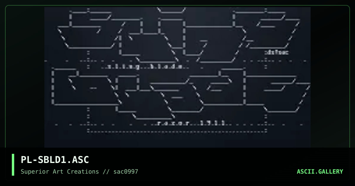 PL-SBLD1.ASC, by puschel, 1997