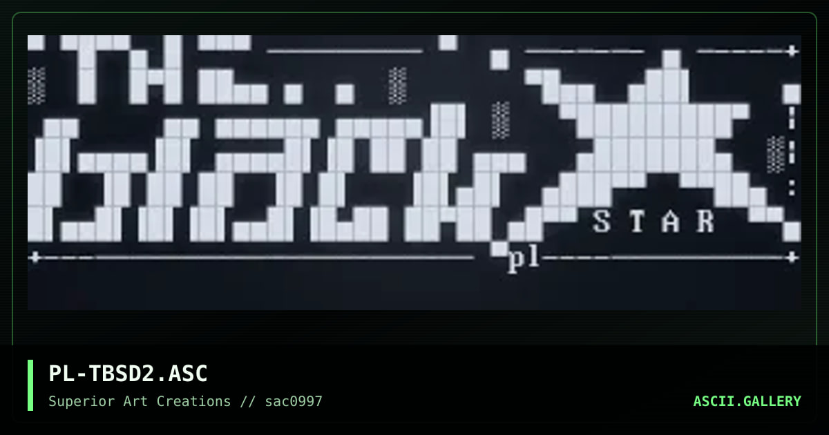 PL-TBSD2.ASC, by puschel, 1997
