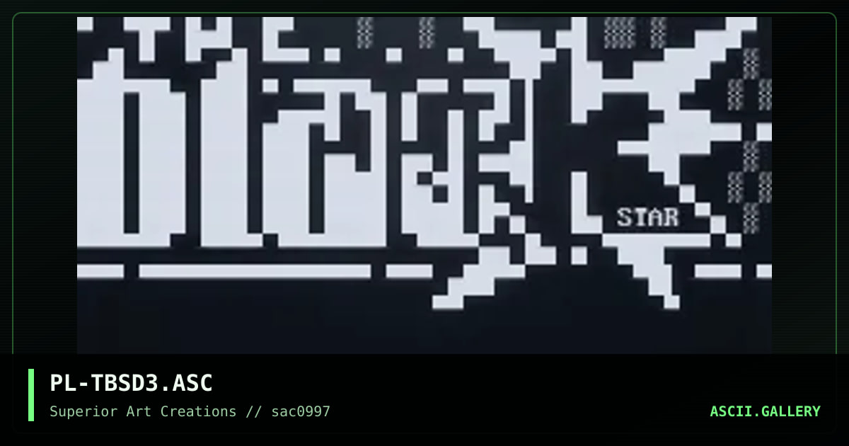PL-TBSD3.ASC, by puschel, 1997