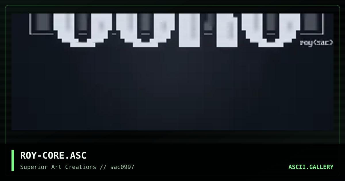 ROY-CORE.ASC, by roy, 1997