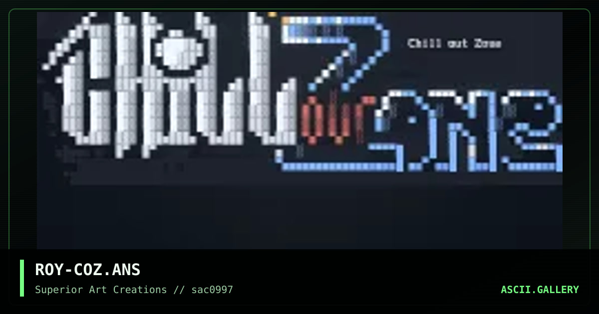 ROY-COZ.ANS, by roy, 1997