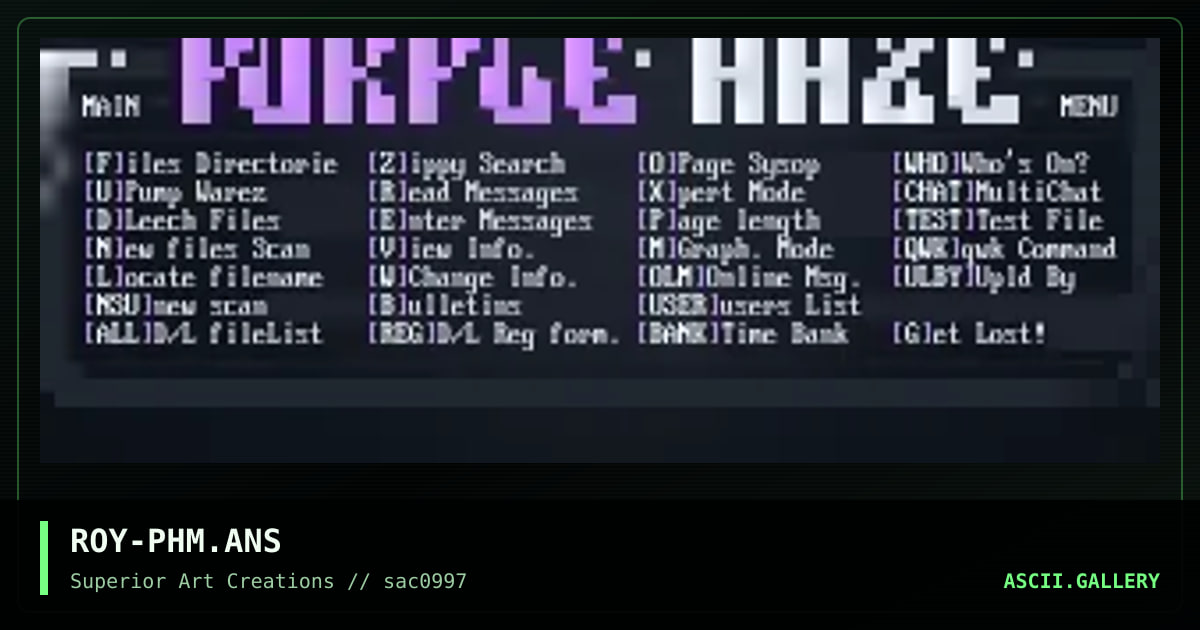 ROY-PHM.ANS, by roy, 1997