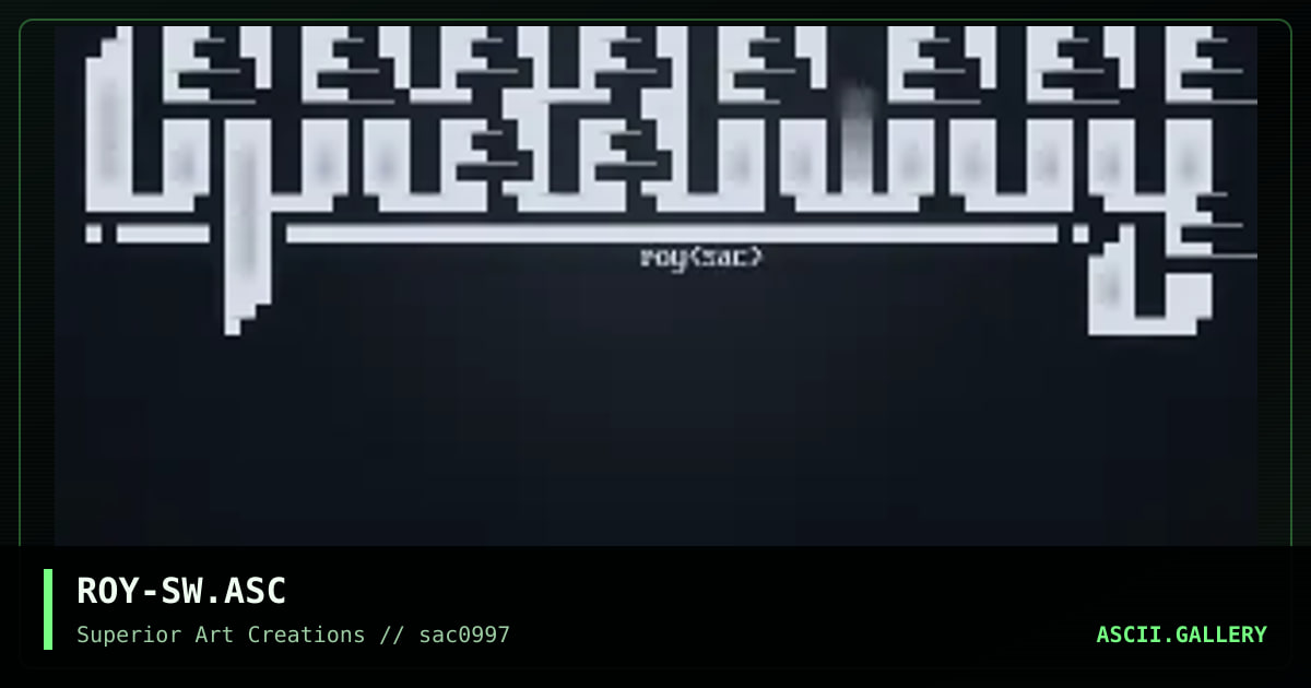 ROY-SW.ASC, by roy, 1997